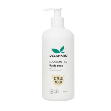 Жидкое мыло для рук и тела DeLaMark Liquid Soap Цитрусовое настроение 500 мл